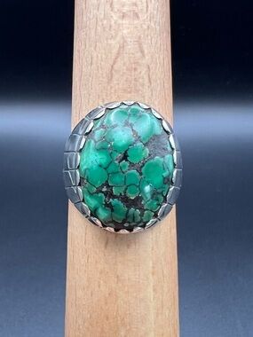 Native American Vintage Green Turquoise Ring